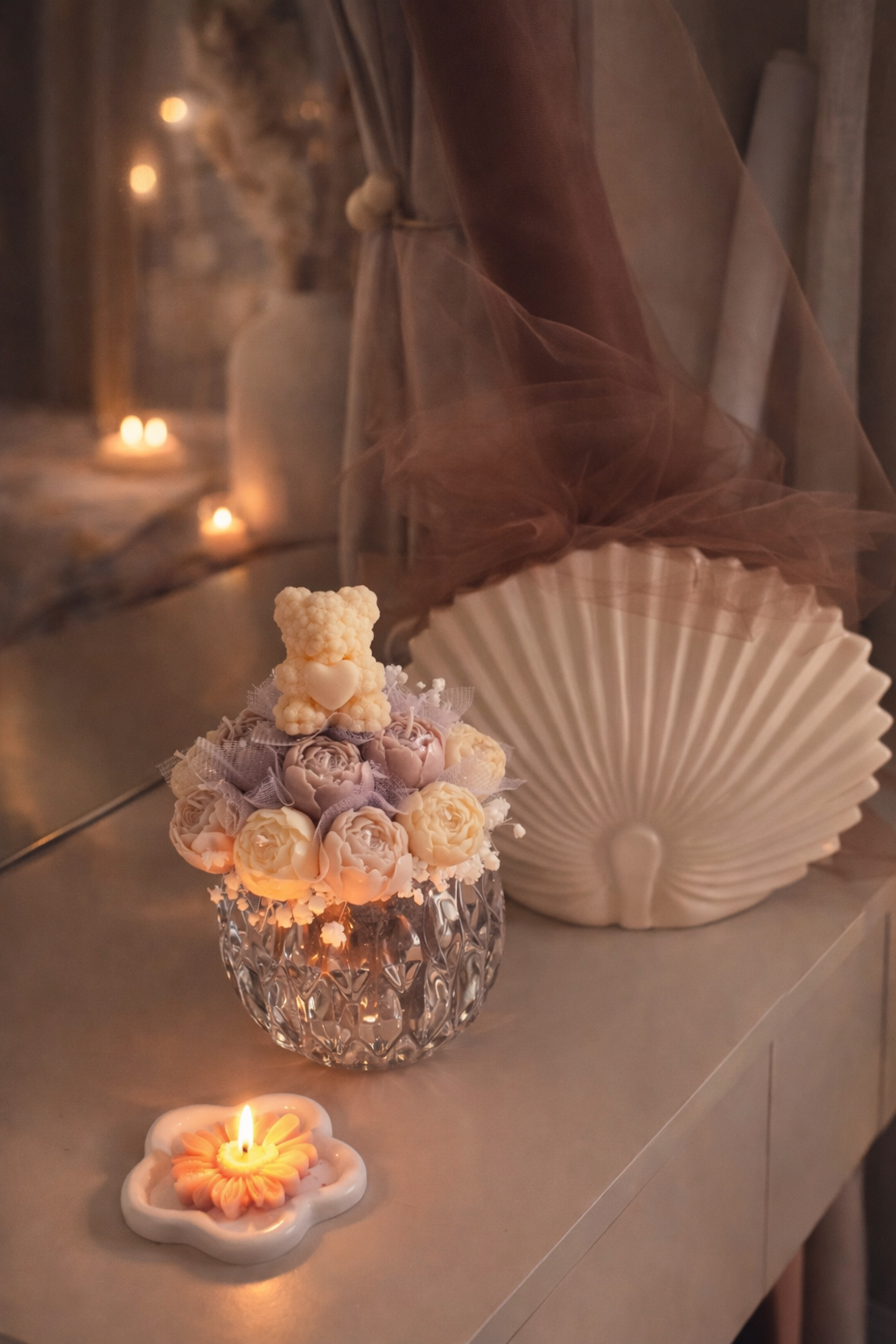 A Soft Bear✨️ Statement Candle✨️